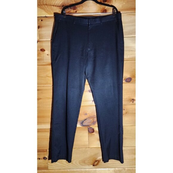 Oobe Men’s Dress Pants Black Straight Leg Flat Front Pockets Size38X34 - Picture 1 of 5